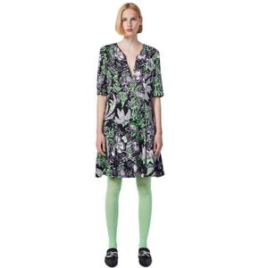 Rodebjer Kandy Dress In Vegetal Floral Print  Size L